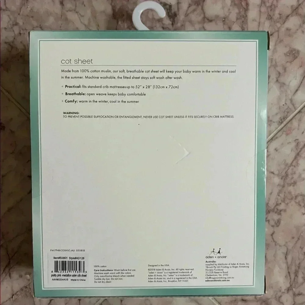 NEW ADEN by Aden & Anais Cot Sheet